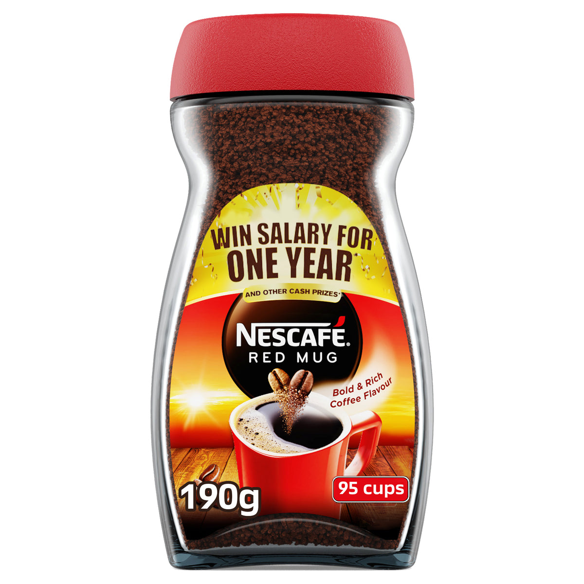 GETIT.QA- Qatar’s Best Online Shopping Website offers NESCAFE RED MUG INSTANT COFFEE 190G at the lowest price in Qatar. Free Shipping & COD Available!