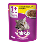 GETIT.QA- Qatar’s Best Online Shopping Website offers WHISKAS CHICKEN IN GRAVY CAN WET CAT FOOD FOR 1+ YEARS ADULT CATS 400 G at the lowest price in Qatar. Free Shipping & COD Available!GETIT.QA- Qatar’s Best Online Shopping Website offers WHISKA CAT FOOD WITH CHICKEN IN GRAVY FOR 1+ YEARS 80 G at the lowest price in Qatar. Free Shipping & COD Available!