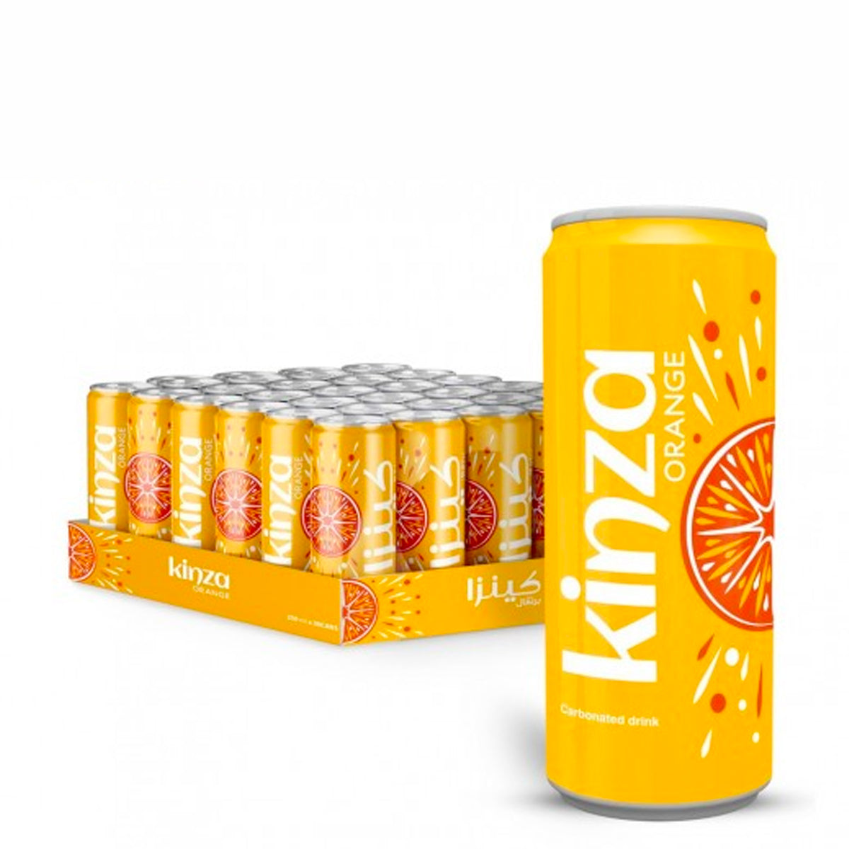 GETIT.QA- Qatar’s Best Online Shopping Website offers KINZA CARBONATED DRINK ORANGE 250 ML at the lowest price in Qatar. Free Shipping & COD Available!