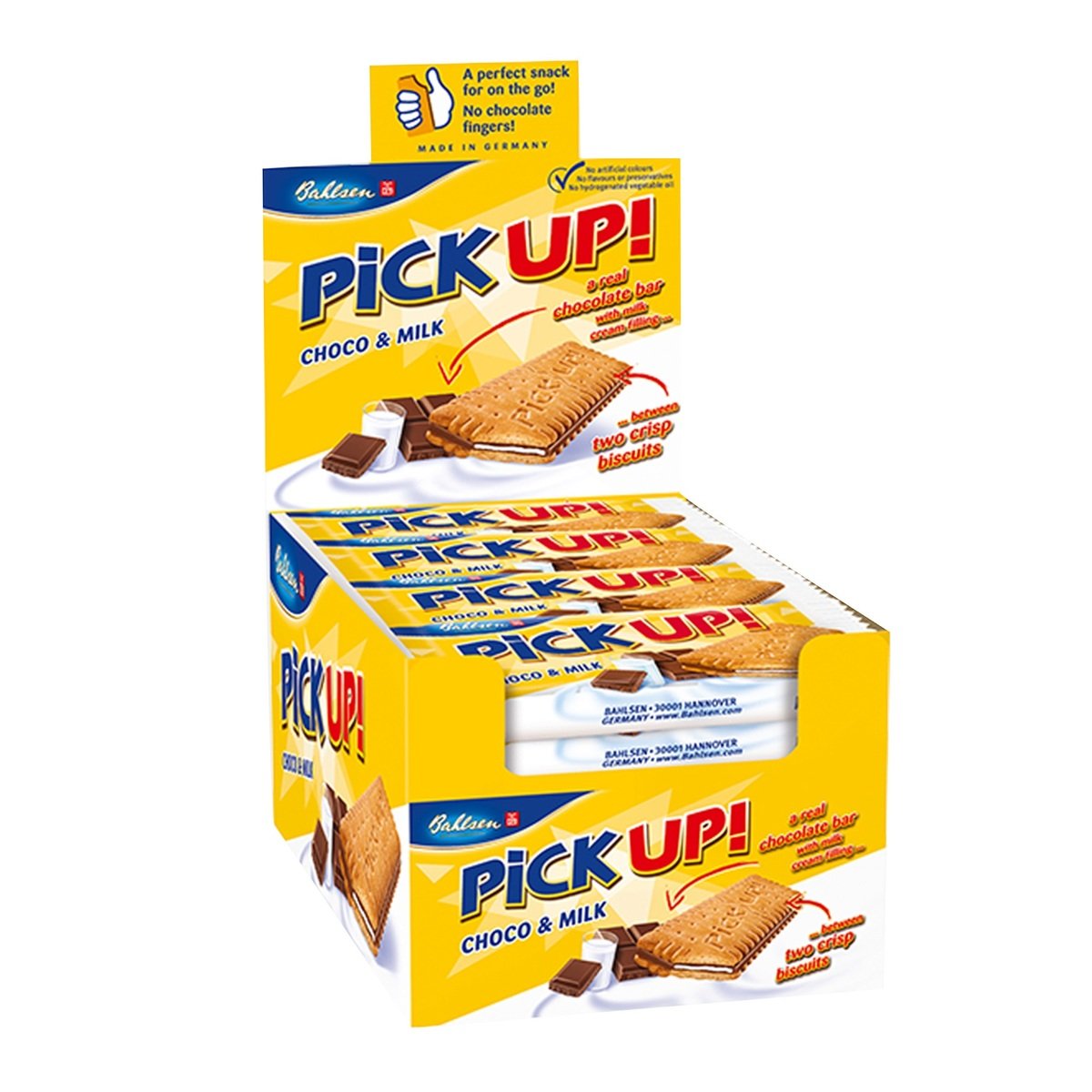 GETIT.QA- Qatar’s Best Online Shopping Website offers BAHLSEN PICK UP CHOCO & MILK 28 G at the lowest price in Qatar. Free Shipping & COD Available!