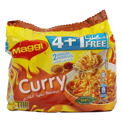 GETIT.QA- Qatar’s Best Online Shopping Website offers MAGGI CURRY FLAVOUR 2 MINUTE NOODLES 5 X 79 G at the lowest price in Qatar. Free Shipping & COD Available!