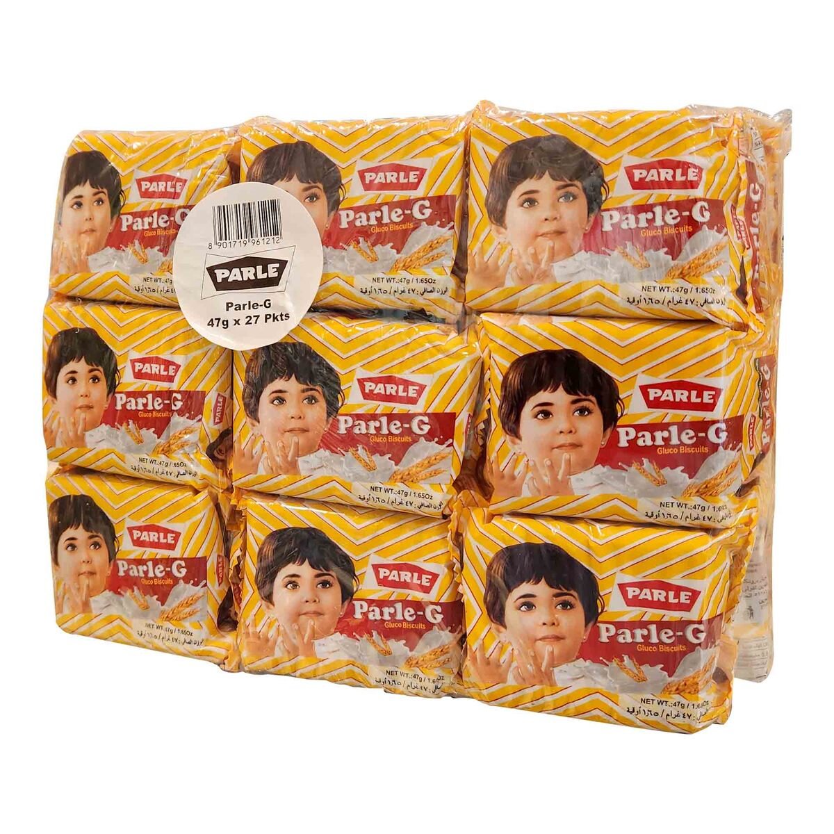 Parle Gluco Original Biscuits 27 x 47 g - GETIT.QA