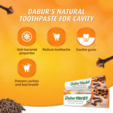 GETIT.QA- Qatar’s Best Online Shopping Website offers DABUR HERBAL CAVITY PROTECTION CLOVE TOOTHPASTE 150 G at the lowest price in Qatar. Free Shipping & COD Available!