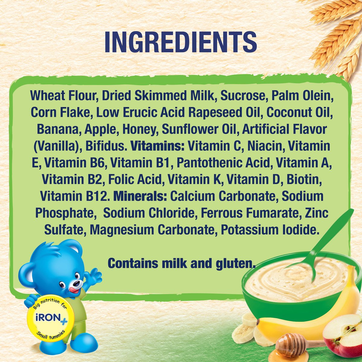 GETIT.QA- Qatar’s Best Online Shopping Website offers NESTLE CERELAC INFANT CEREALS WITH IRON + WHEAT & FRUIT PIECES FROM 8 MONTHS 400 G at the lowest price in Qatar. Free Shipping & COD Available!