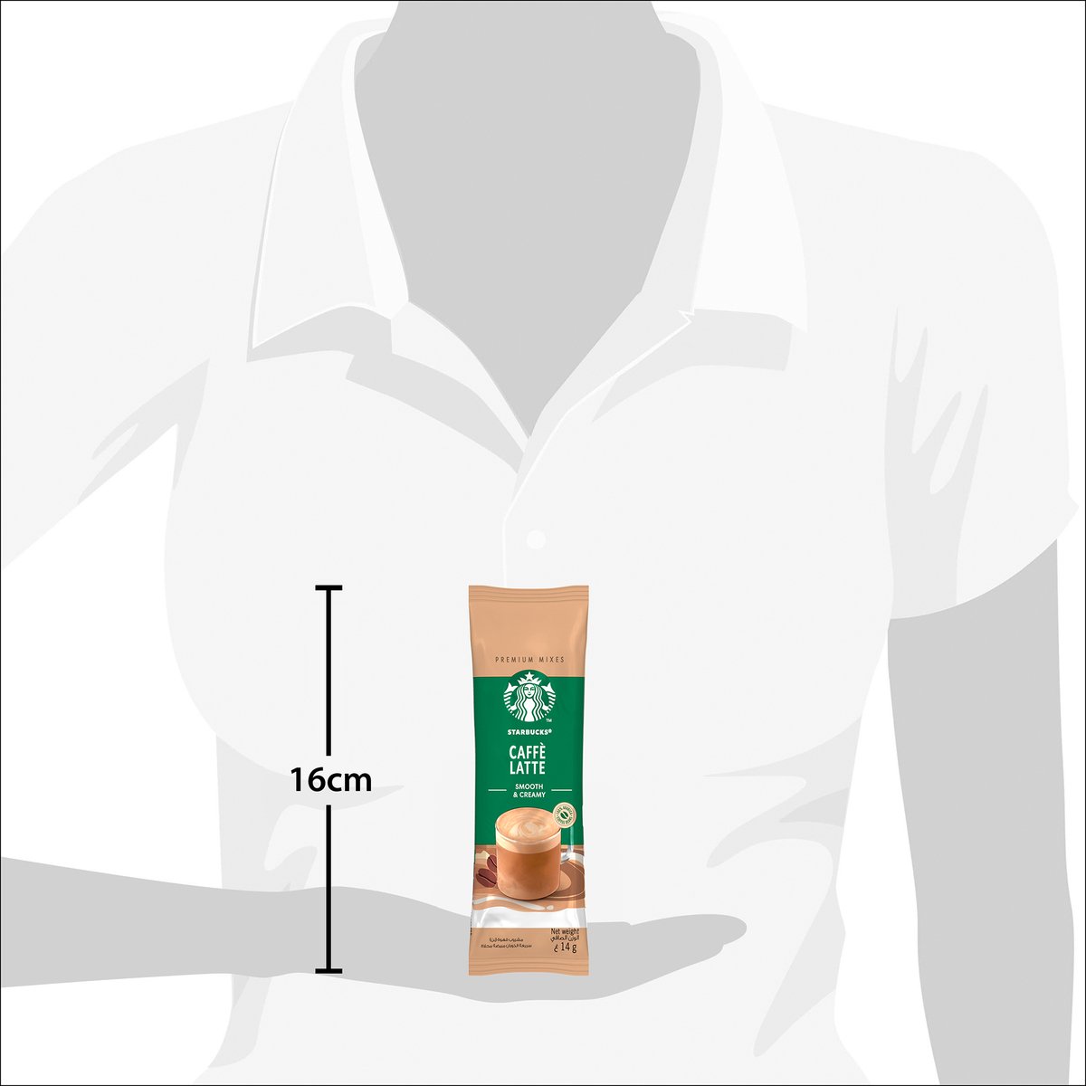 GETIT.QA- Qatar’s Best Online Shopping Website offers STARBUCKS CAFFE LATTE SMOOTH & CREAMY PREMIUM INSTANT COFFEE MIX 14 G at the lowest price in Qatar. Free Shipping & COD Available!