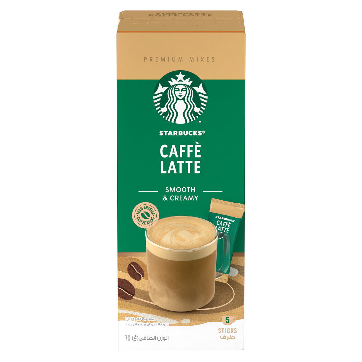 GETIT.QA- Qatar’s Best Online Shopping Website offers STARBUCKS CAFFE LATTE SMOOTH & CREAMY PREMIUM INSTANT COFFEE MIX 14 G at the lowest price in Qatar. Free Shipping & COD Available!