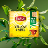 GETIT.QA- Qatar’s Best Online Shopping Website offers LIPTON YELLOW LABEL BLACK TEA 25 TEABAGS at the lowest price in Qatar. Free Shipping & COD Available!