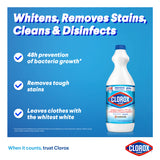 GETIT.QA- Qatar’s Best Online Shopping Website offers CLOROX LIQUID BLEACH ORIGINAL 950 ML at the lowest price in Qatar. Free Shipping & COD Available!
