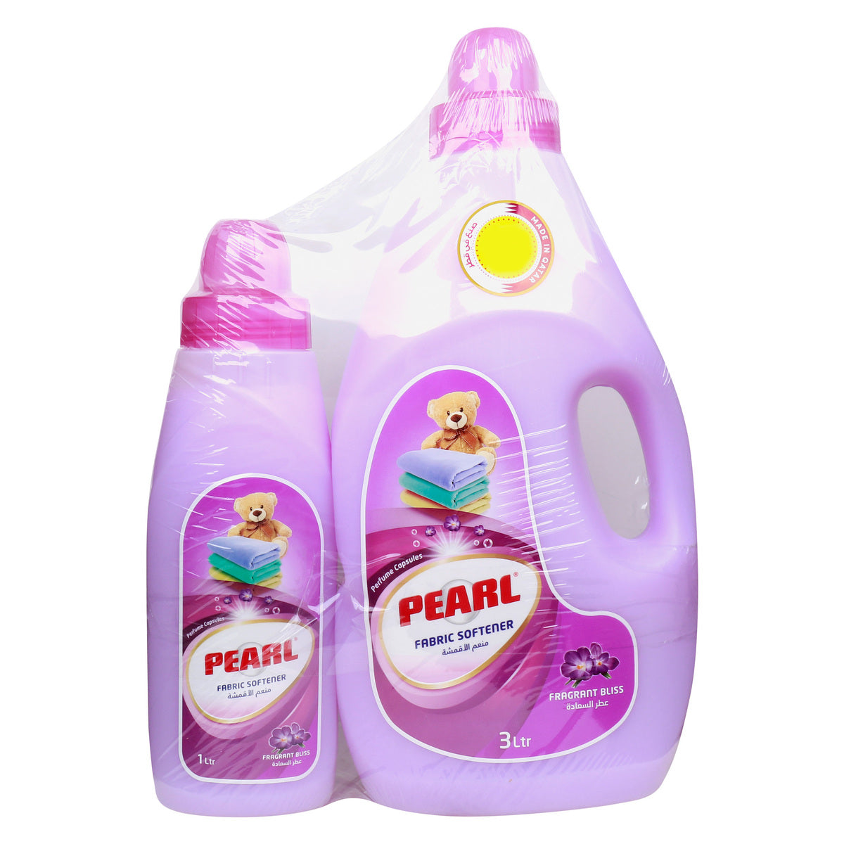 GETIT.QA- Qatar’s Best Online Shopping Website offers PEARL FRAGRANT BLISS FABRIC SOFTENER 3 LITRES + 1 LITRE at the lowest price in Qatar. Free Shipping & COD Available!