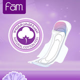 GETIT.QA- Qatar’s Best Online Shopping Website offers FAM CLASSIC WITH WING NATURAL COTTON FEEL MAXI THICK SUPER SANITARY 30PCS at the lowest price in Qatar. Free Shipping & COD Available!