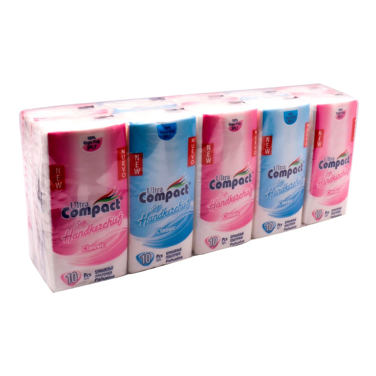 GETIT.QA- Qatar’s Best Online Shopping Website offers ULTRA COMPACT POCKET TISSUE CLASSIC 10PCS at the lowest price in Qatar. Free Shipping & COD Available!
