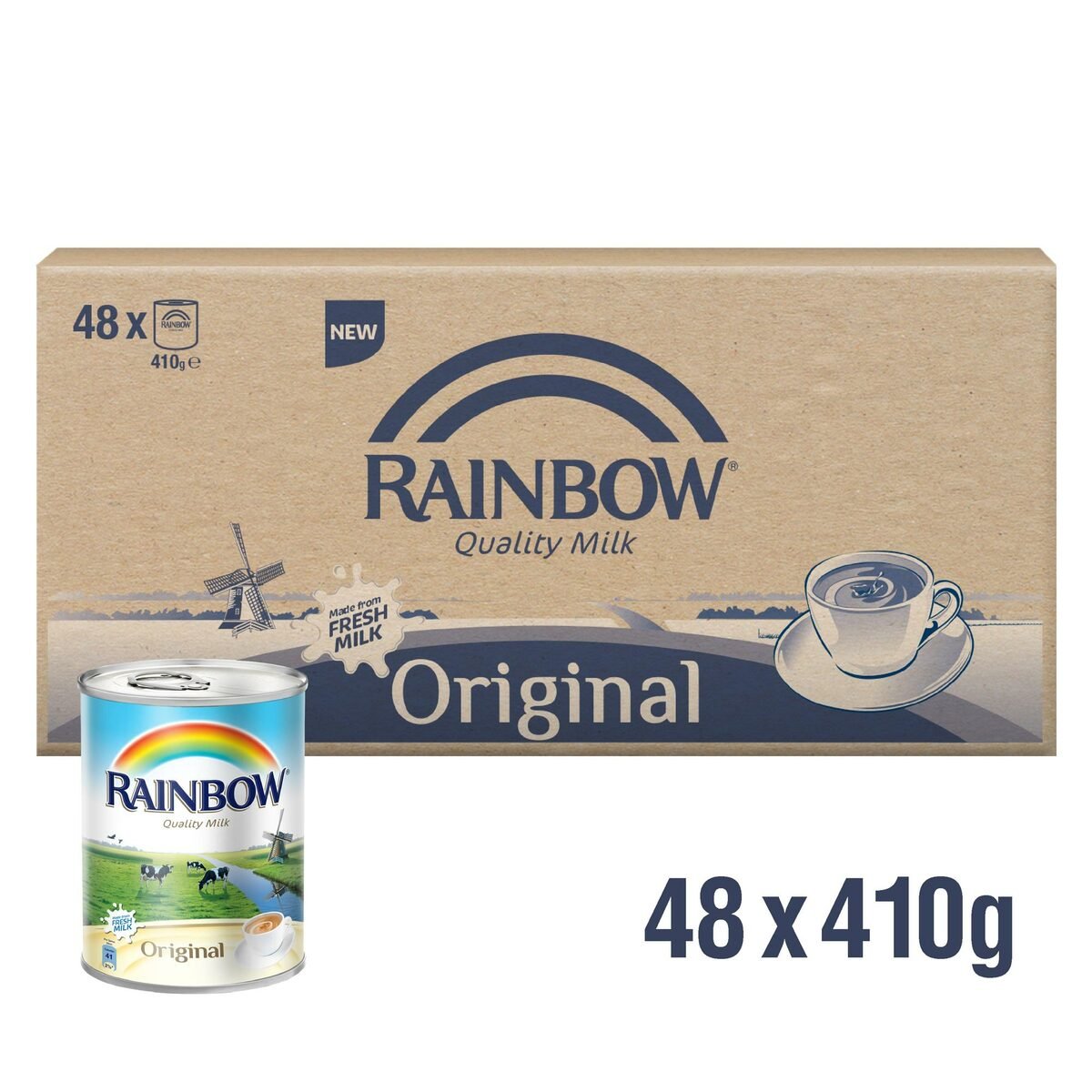 GETIT.QA- Qatar’s Best Online Shopping Website offers RAINBOW EVAPORATED MILK 410G at the lowest price in Qatar. Free Shipping & COD Available!