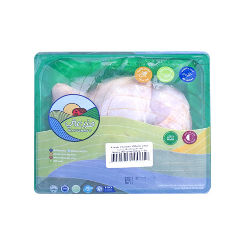 GETIT.QA- Qatar’s Best Online Shopping Website offers MAZZRATY FRESH CHICKEN WHOLE LEGS 500G at the lowest price in Qatar. Free Shipping & COD Available!