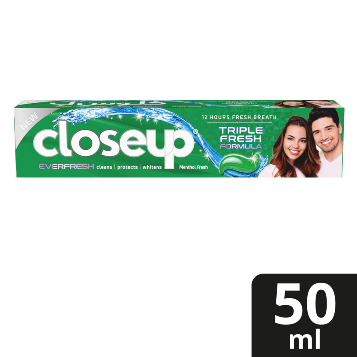 GETIT.QA- Qatar’s Best Online Shopping Website offers Closeup Ever Fresh Gel Toothpaste Menthol Fresh 50ml at lowest price in Qatar. Free Shipping & COD Available!