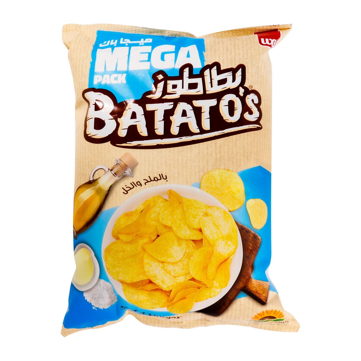 GETIT.QA- Qatar’s Best Online Shopping Website offers Batato's Salt & Vinegar Chips 167g at lowest price in Qatar. Free Shipping & COD Available!
