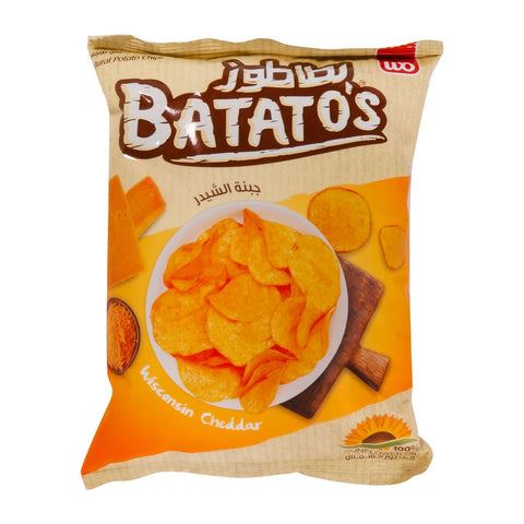GETIT.QA- Qatar’s Best Online Shopping Website offers Batato's Wisconsin Cheddar Chips 15g at lowest price in Qatar. Free Shipping & COD Available!