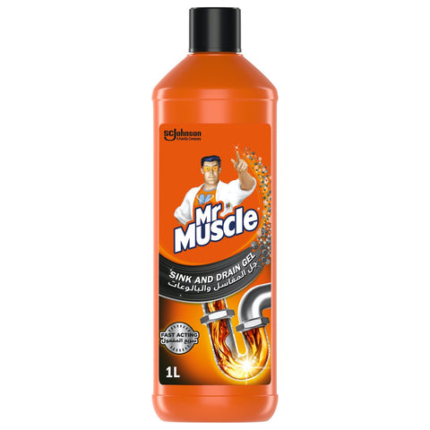 GETIT.QA- Qatar’s Best Online Shopping Website offers MR. MUSCLE SINK AND DRAIN GEL 1LITRE at the lowest price in Qatar. Free Shipping & COD Available!