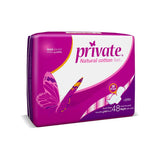 GETIT.QA- Qatar’s Best Online Shopping Website offers PRIVATE NATURAL COTTON FEEL MAXI WITH WINGS SANITARY PADS 48PCS at the lowest price in Qatar. Free Shipping & COD Available!