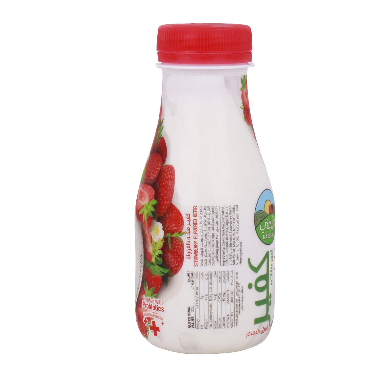 GETIT.QA- Qatar’s Best Online Shopping Website offers MAZZRATY FLAVORED KEFIR LABAN STRAWBERRY LOW FAT 240G at the lowest price in Qatar. Free Shipping & COD Available!