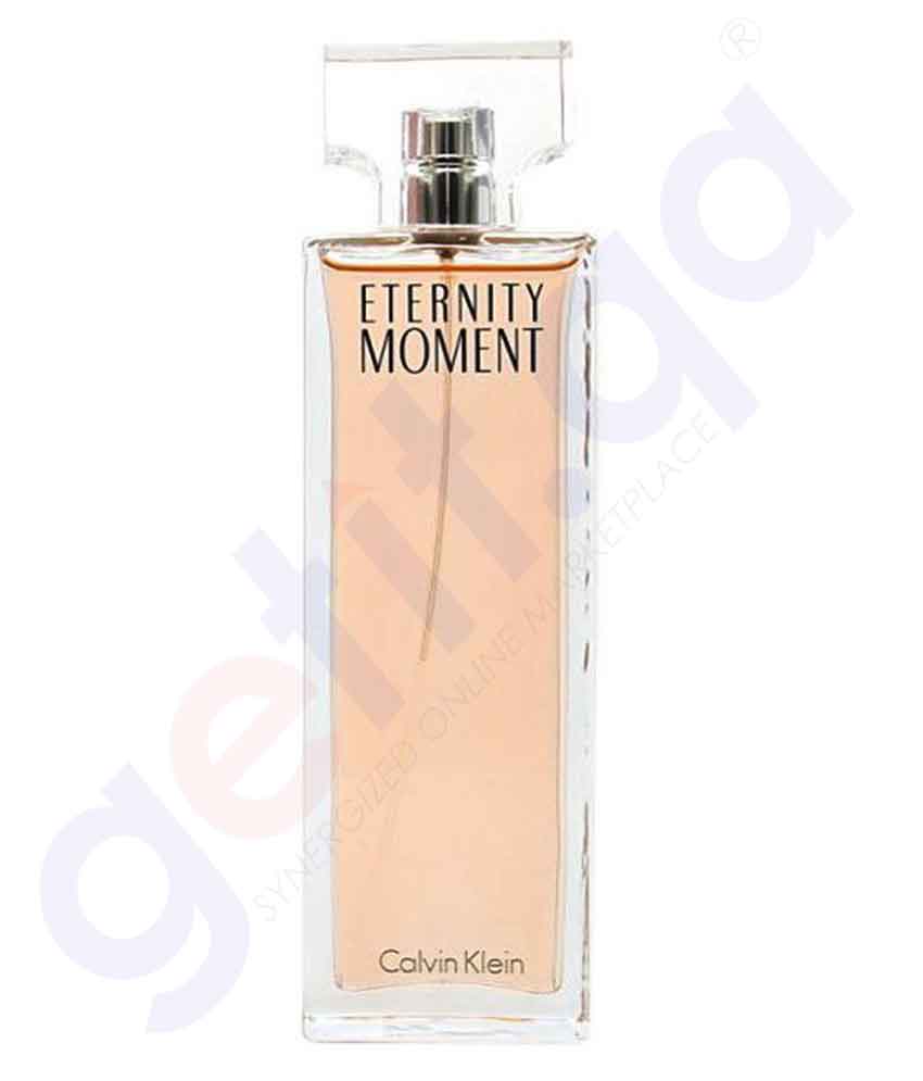 BUY CALVIN KLEIN ETERNITY MOMENT EDP 100ML FOR WOMEN IN QATAR | HOME DELIVERY WITH COD ON ALL ORDERS ALL OVER QATAR FROM GETIT.QA