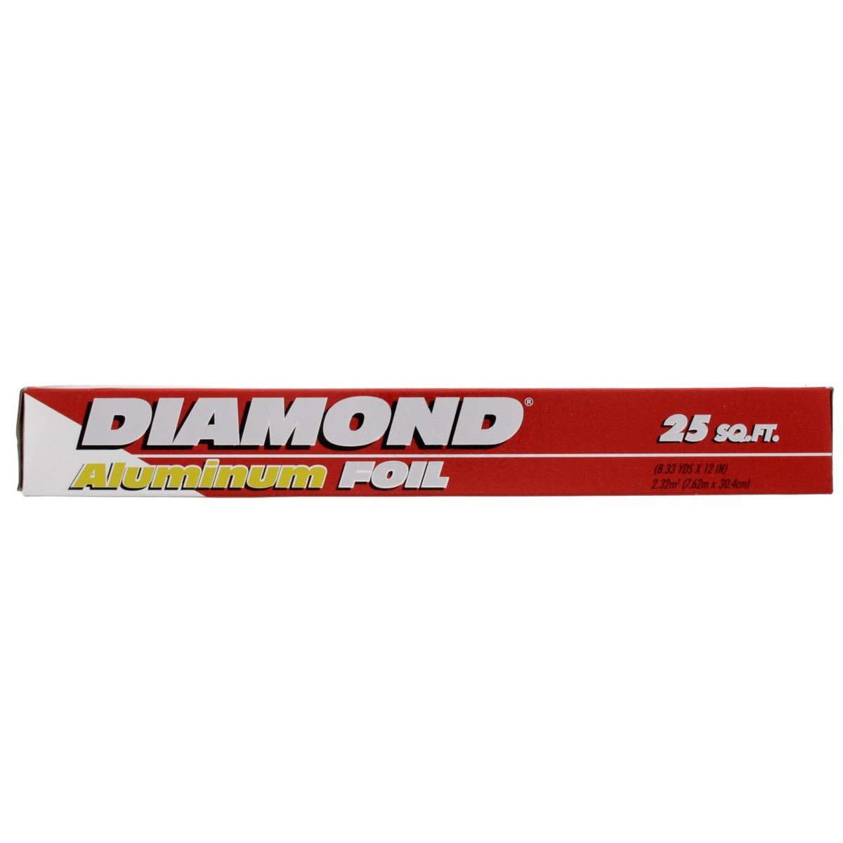 GETIT.QA- Qatar’s Best Online Shopping Website offers DIAMOND ALUMINUM FOIL SIZE 7.62M X 30.4CM 25SQ.FT 1PC at the lowest price in Qatar. Free Shipping & COD Available!