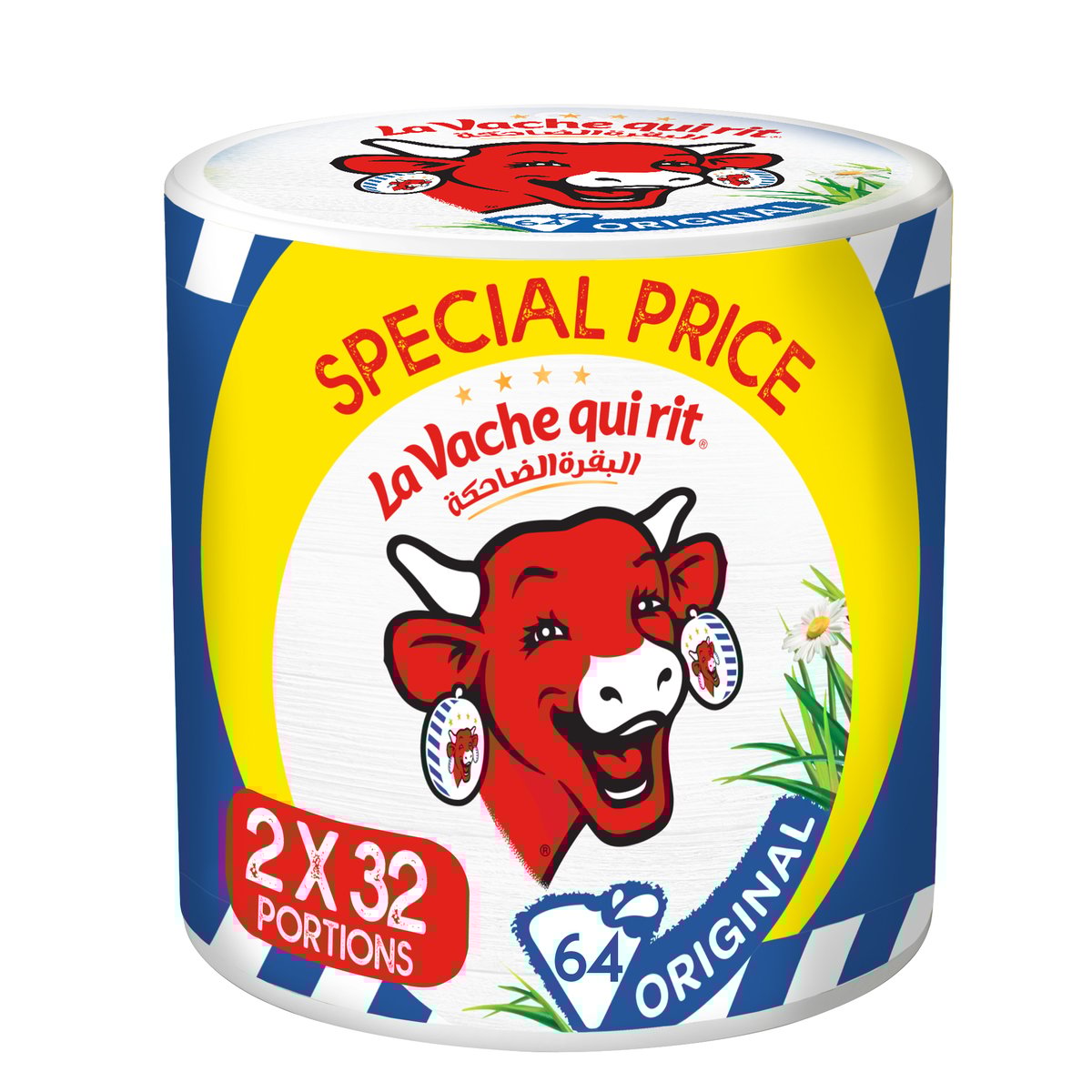 GETIT.QA- Qatar’s Best Online Shopping Website offers LA VACHE QUI RIT ORIGINAL SPREADABLE CHEESE TRIANGLES 2 X 32 PORTIONS 960G at the lowest price in Qatar. Free Shipping & COD Available!