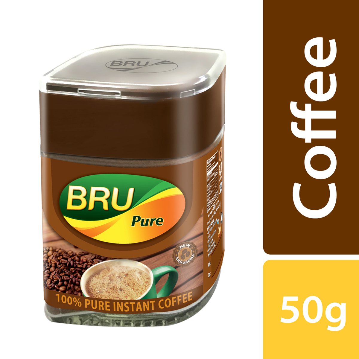 GETIT.QA- Qatar’s Best Online Shopping Website offers BRU PURE INSTANT COFFEE 50 G at the lowest price in Qatar. Free Shipping & COD Available!
