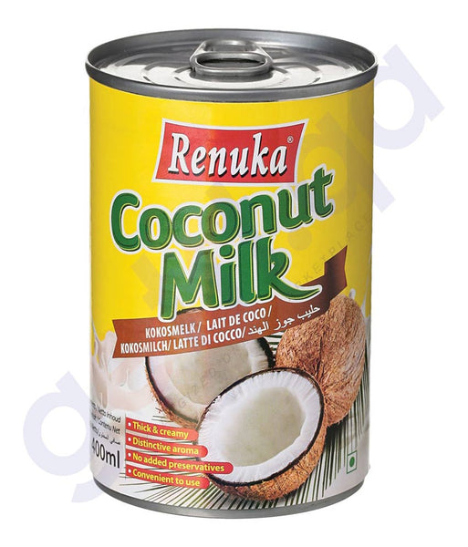GETIT.QA BUY BEST PRICED RENUKA COCONUT MILK 17 FAT 400ML IN QATAR