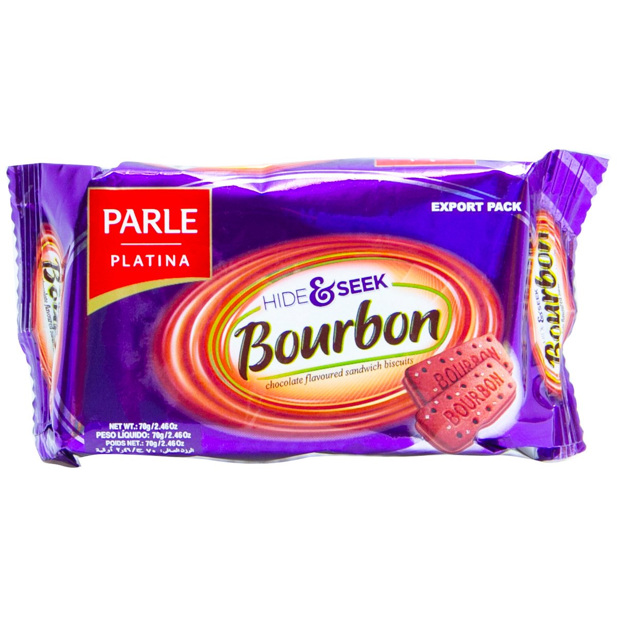 GETIT.QA- Qatar’s Best Online Shopping Website offers PARLE HIDE & SEEK BOURBON CHOCOLATE FLAVOURED SANDWICH BISCUITS 70 G at the lowest price in Qatar. Free Shipping & COD Available!