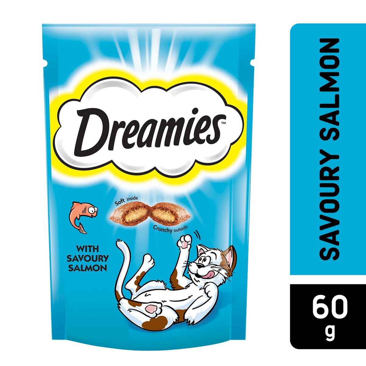 GETIT.QA- Qatar’s Best Online Shopping Website offers DREAMIES CAT TREATS SALMON 60G at the lowest price in Qatar. Free Shipping & COD Available!