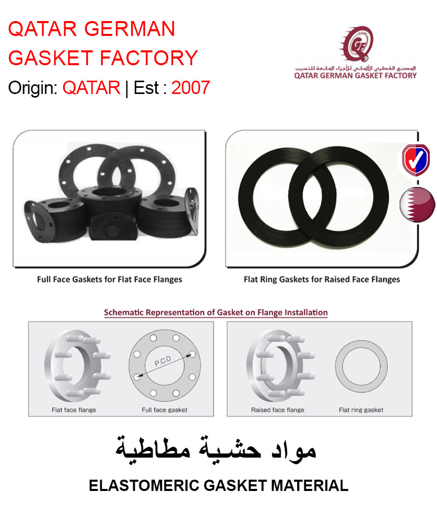 BUY NON METALLIC GASKETS MANUFACTURER IN QATAR | HOME DELIVERY WITH COD ON ALL ORDERS ALL OVER QATAR FROM GETIT.QA