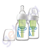 BUY DR BROWN 2OZ NATURAL FLOW BABY BOTTLE, 2-PACK ONLINE IN QATAR