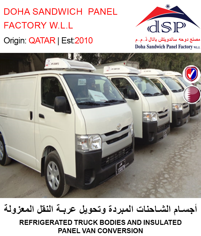 BUY REFRIGERATED TRUCK BODIES & INSULATED PANEL VAN CONVERSION IN QATAR | HOME DELIVERY WITH COD ON ALL ORDERS ALL OVER QATAR FROM GETIT.QA