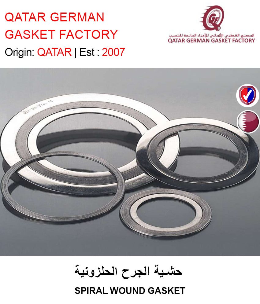 BUY SPIRAL WOUND GASKET MANUFACTURER IN QATAR | HOME DELIVERY WITH COD ON ALL ORDERS ALL OVER QATAR FROM GETIT.QA