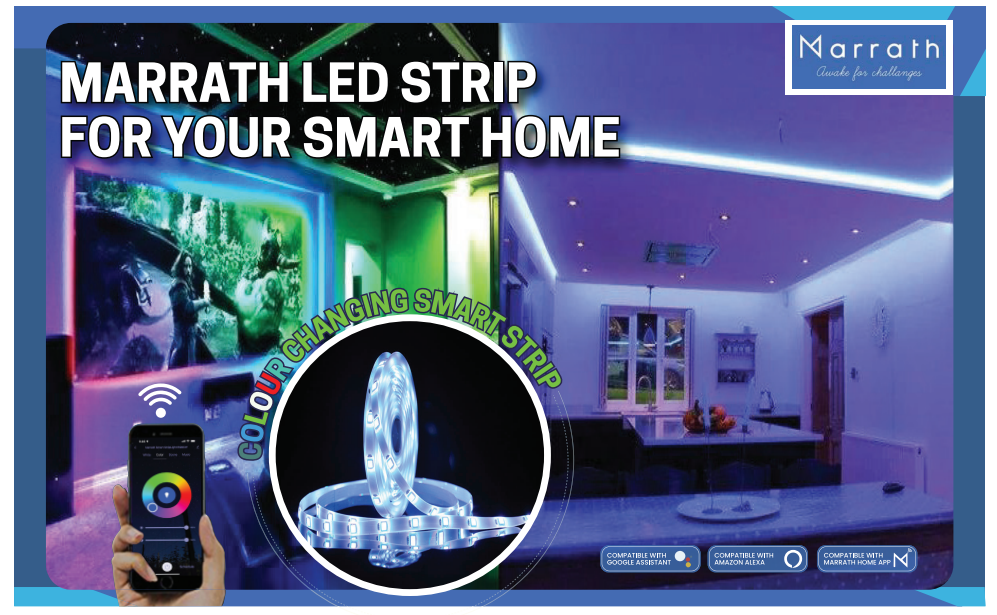 Buy SMART WI-FI LED STRIP LIGHT in Qatar with home delivery and cash back on every order. Shop now at Getit.qa