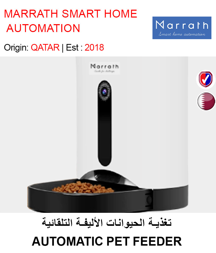 Buy SMART WI-FI  AUTOMATIC PET FEEDER online at Getit.qa with free home delivery all over Qatar and cash back on all orders | Shop online at Getit.qa Today!
