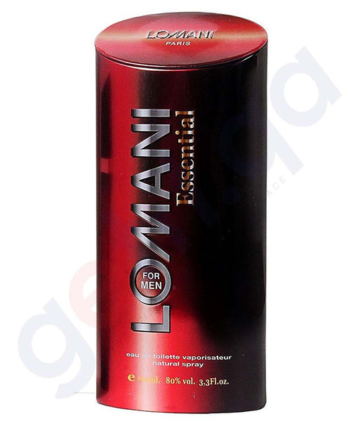 GETIT.QA BUY LOMANI ESSENTIAL EDT FOR MEN 100ML ONLINE IN QATAR