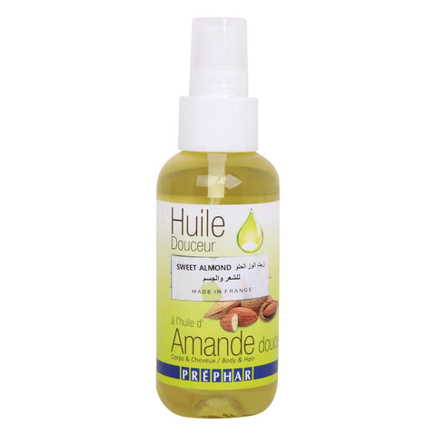 GETIT.QA- Qatar’s Best Online Shopping Website offers Huile Hair & Body Oil Sweet Almond 100 ml at the lowest price in Qatar. Free Shipping & COD Available!