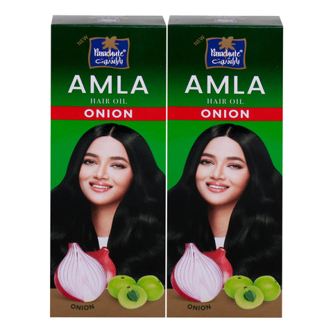 GETIT.QA- Qatar’s Best Online Shopping Website offers Parachute Amla Onion Hair Oil Multipack 2 x 300 ml at the lowest price in Qatar. Free Shipping & COD Available!