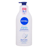 GETIT.QA- Qatar’s Best Online Shopping Website offers Nivea Body Lotion Express Hydration Sea Minerals Value Pack 2 x 625 ml at the lowest price in Qatar. Free Shipping & COD Available!
