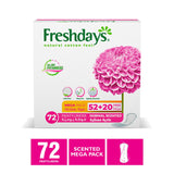 GETIT.QA- Qatar’s Best Online Shopping Website offers SANITA FRESHDAYS PANTY LINERS SCENTED 52 + 20PCS at the lowest price in Qatar. Free Shipping & COD Available!