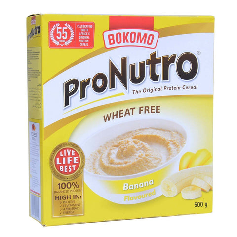 GETIT.QA- Qatar’s Best Online Shopping Website offers BOKOMO PRONUTRO BANAN W/F 500G at the lowest price in Qatar. Free Shipping & COD Available!