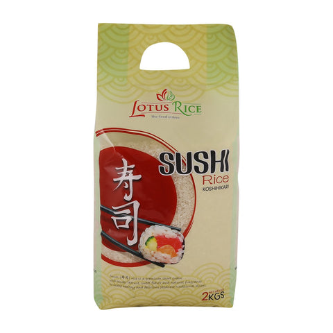GETIT.QA- Qatar’s Best Online Shopping Website offers LOTUS SUSHI RICE 2KG at the lowest price in Qatar. Free Shipping & COD Available!