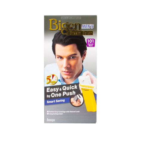 GETIT.QA- Qatar’s Best Online Shopping Website offers BIGEN NATURAL BLACK MEN'S COLOR CREAM 101 1 PKT at the lowest price in Qatar. Free Shipping & COD Available!