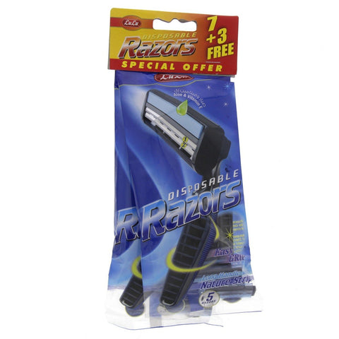 GETIT.QA- Qatar’s Best Online Shopping Website offers LULU DISPOSABLE RAZOR 2 BLADE 10 PCS at the lowest price in Qatar. Free Shipping & COD Available!