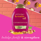 GETIT.QA- Qatar’s Best Online Shopping Website offers OGX CONDITIONER ANTI BREAKAGE + KERATIN OIL 385 ML at the lowest price in Qatar. Free Shipping & COD Available!