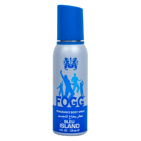 GETIT.QA- Qatar’s Best Online Shopping Website offers FOGG BLEU ISLAND FRAGRANCE BODY SPRAY FOR MEN 120 ML at the lowest price in Qatar. Free Shipping & COD Available!