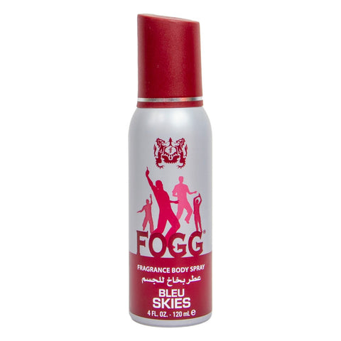 GETIT.QA- Qatar’s Best Online Shopping Website offers FOGG BLEU SKIES FRAGRANCE BODY SPRAY FOR MEN 120 ML at the lowest price in Qatar. Free Shipping & COD Available!