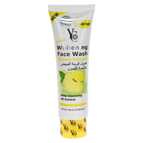 GETIT.QA- Qatar’s Best Online Shopping Website offers YONG CHIN FACE WASH WHITENING LEMON 100 ML at the lowest price in Qatar. Free Shipping & COD Available!