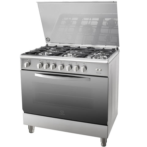 GETIT.QA- Qatar’s Best Online Shopping Website offers INDESIT COOKING RANGE I-95T1CXEX 90X60 5BURNER at the lowest price in Qatar. Free Shipping & COD Available!